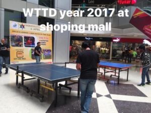 Workd table tennis day 2017 at City One Mall ,Pimpri